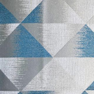 Tela pasion geométrico azul