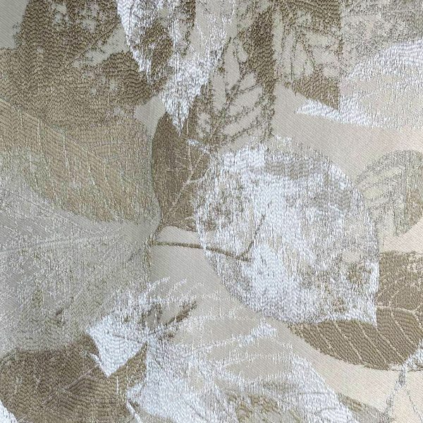 Tela pasion hoja beige