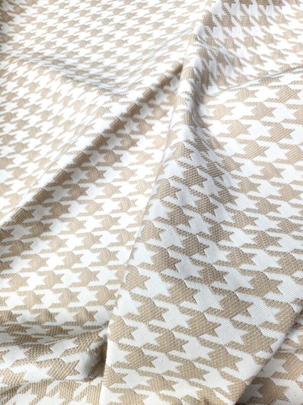 Tela gallineto blanco avena