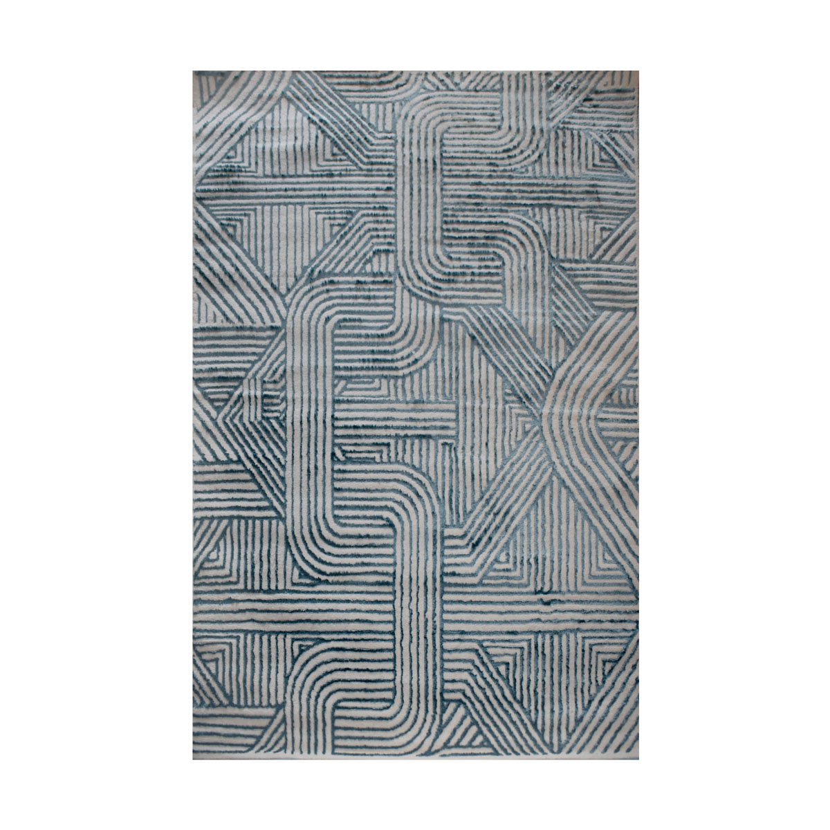 Tapete zoe montecarlo azul 160x230 - Image 5