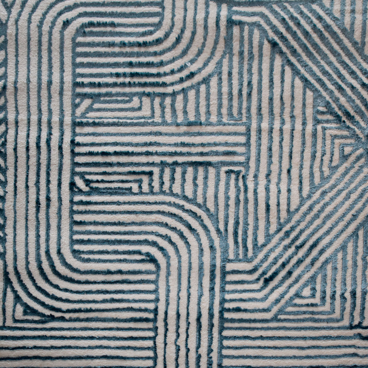 Tapete zoe montecarlo azul 160x230 - Image 4