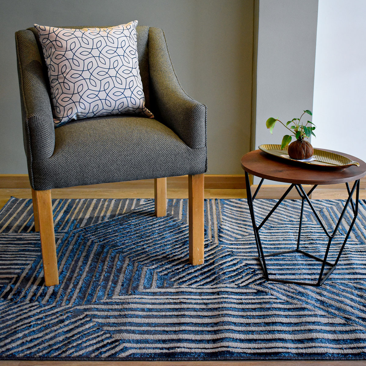 Tapete zoe riviera azul 160×230