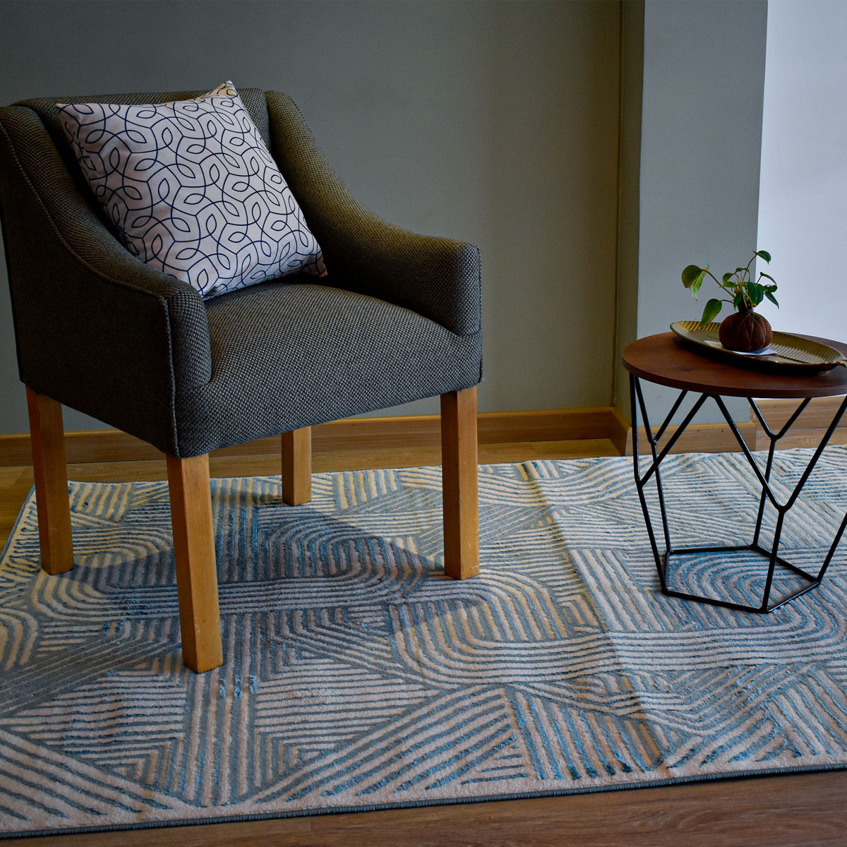 Tapete zoe montecarlo azul 160×230