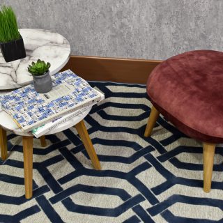 Tapete alice ferri azul 160×230