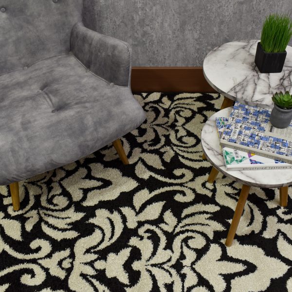 Tapete lotto arabesco plomo 160×230