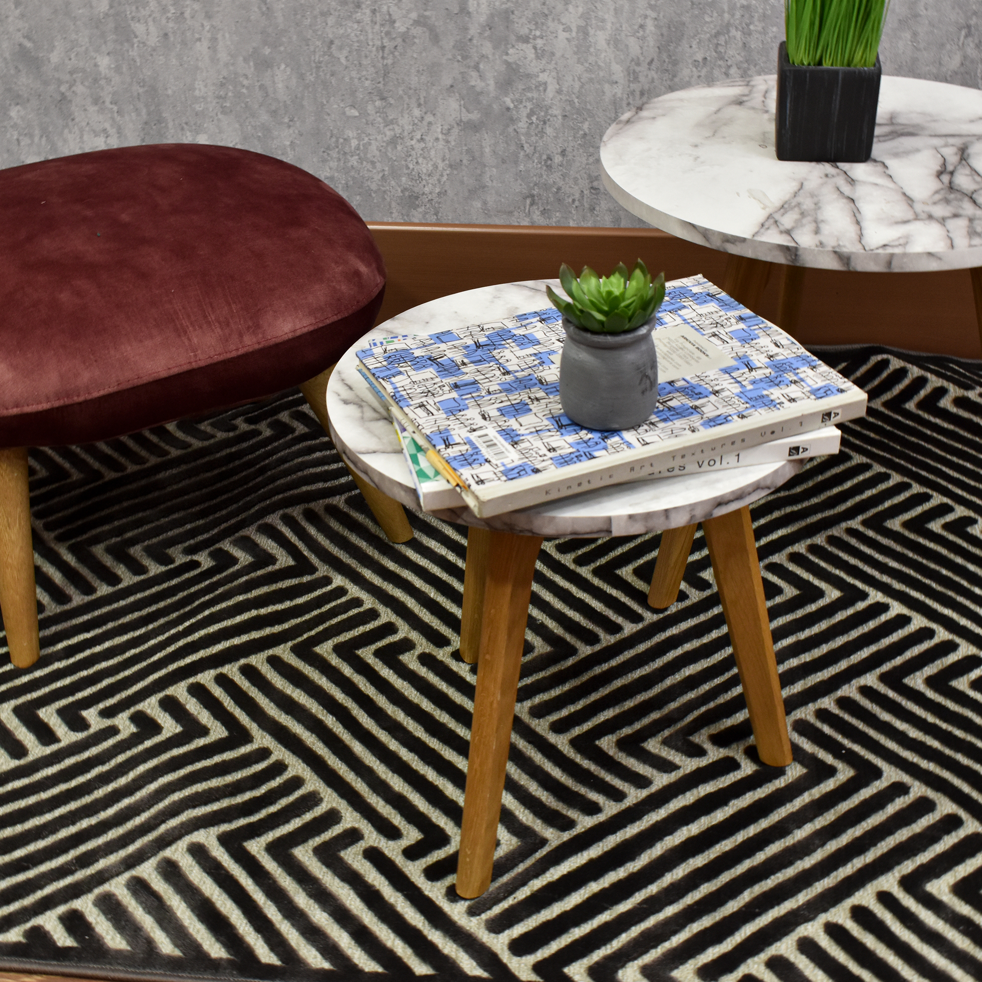 Tapete alice esparta plomo 120×170