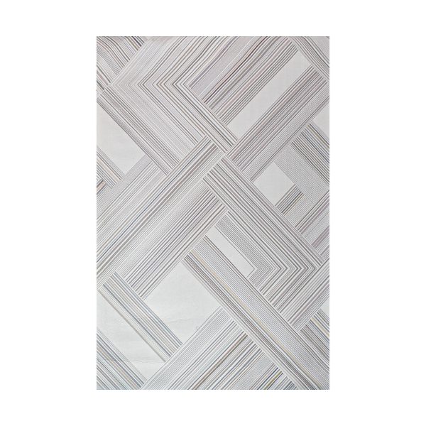 Tapete kuin entrelazado plata120x170 - Image 5