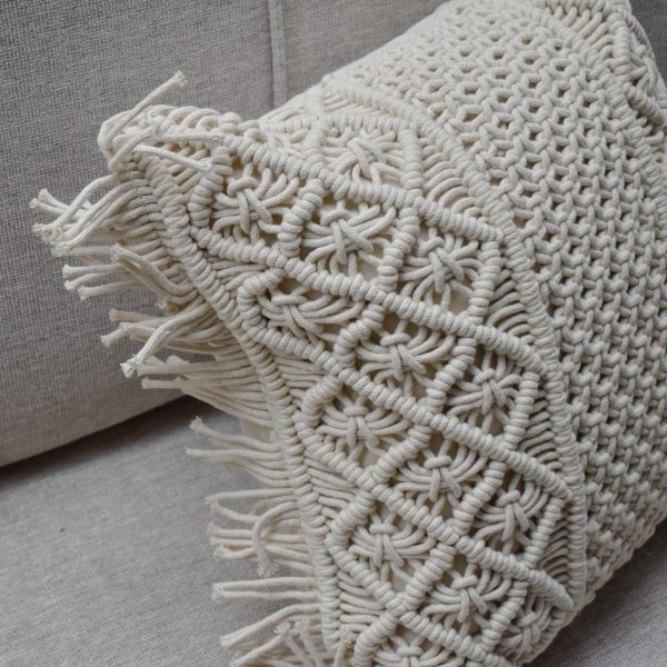Cojín Elite macramé 8