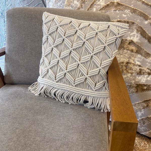 Cojín Elite macramé 10