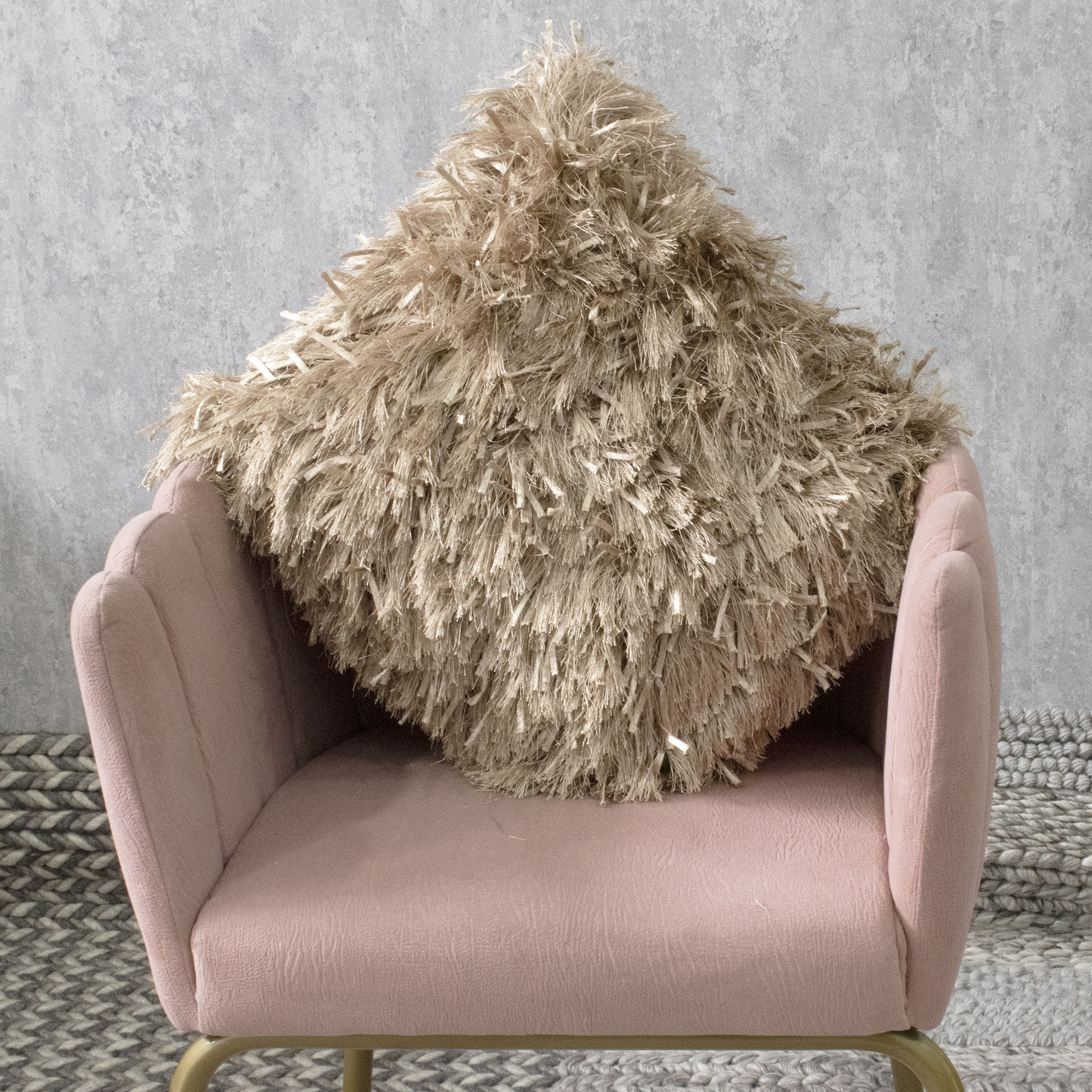 Cojín shaggy plain 81