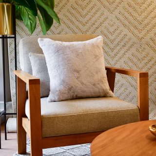 Cojin Gaudi gris liso