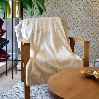 Frazada Gaudi beige liso