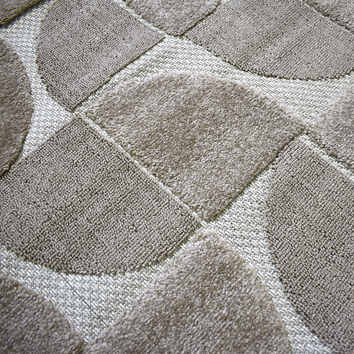 Tapete Nevada 02 flecos Beige 160x230 - Image 4