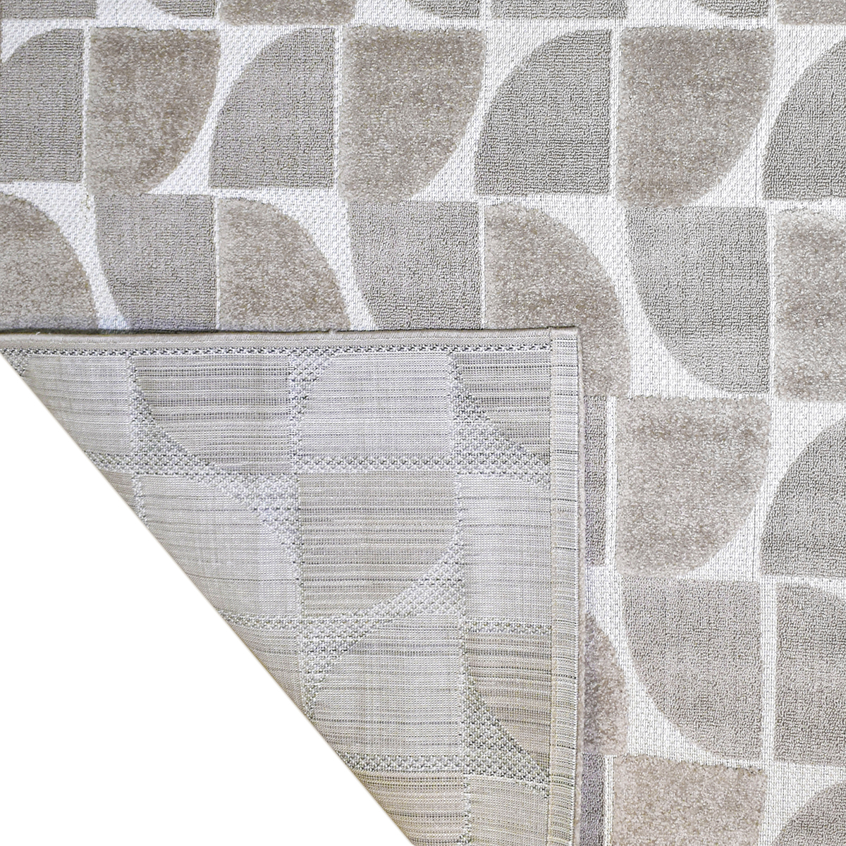 Tapete Nevada 02 flecos Beige 160x230 - Image 3