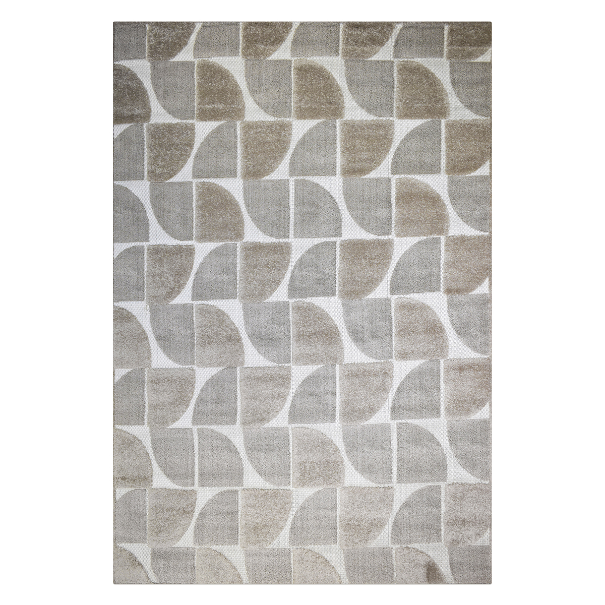 Tapete Nevada 02 flecos Beige 160x230 - Image 2