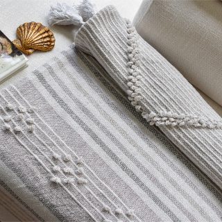 Frazada Romeo taupé