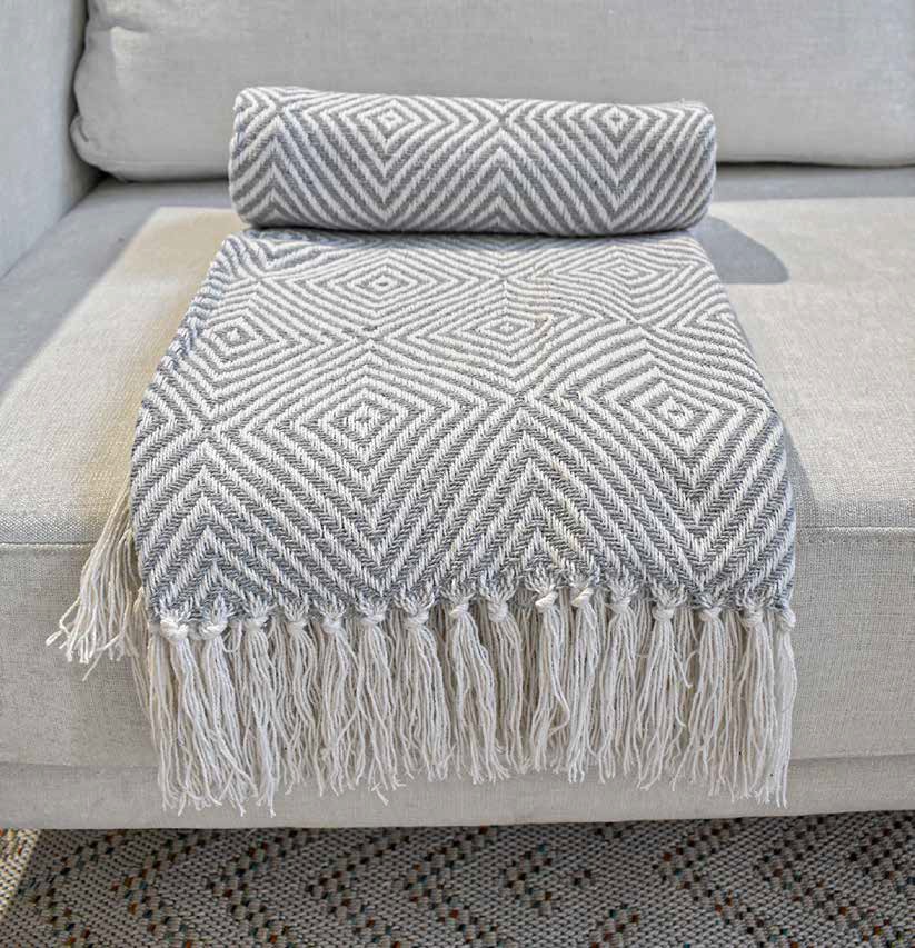 Frazada Masai 133 gris