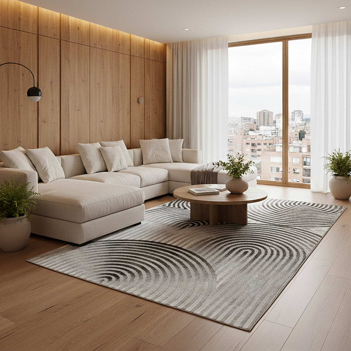 Tapete Infinity 11 gris 120x170