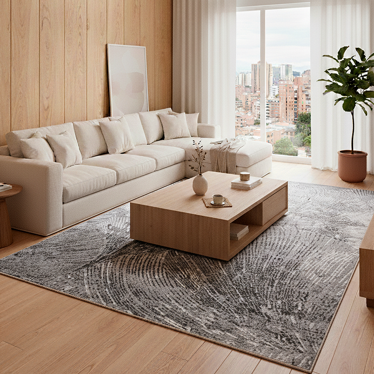 Tapete Infinity 16 gris 200x300