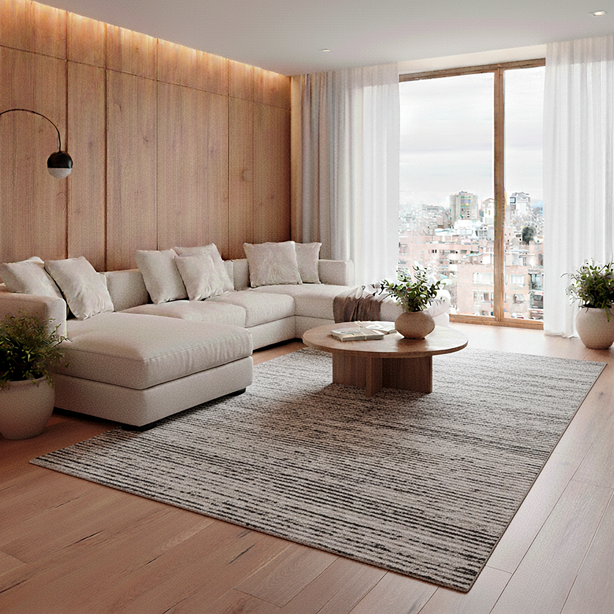 Tapete Infinity 18 gris 160x230