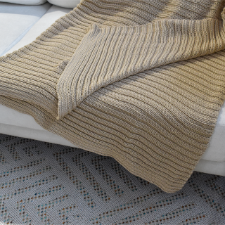 Frazada rosario 2 beige