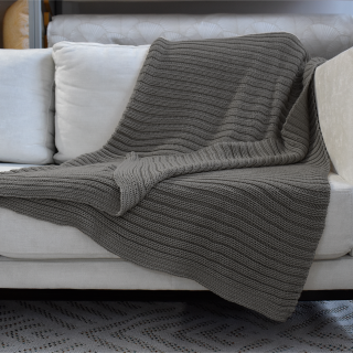 Frazada rosario 2 taupé