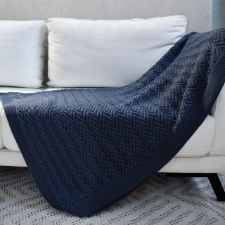 Frazada rosario 3 azul