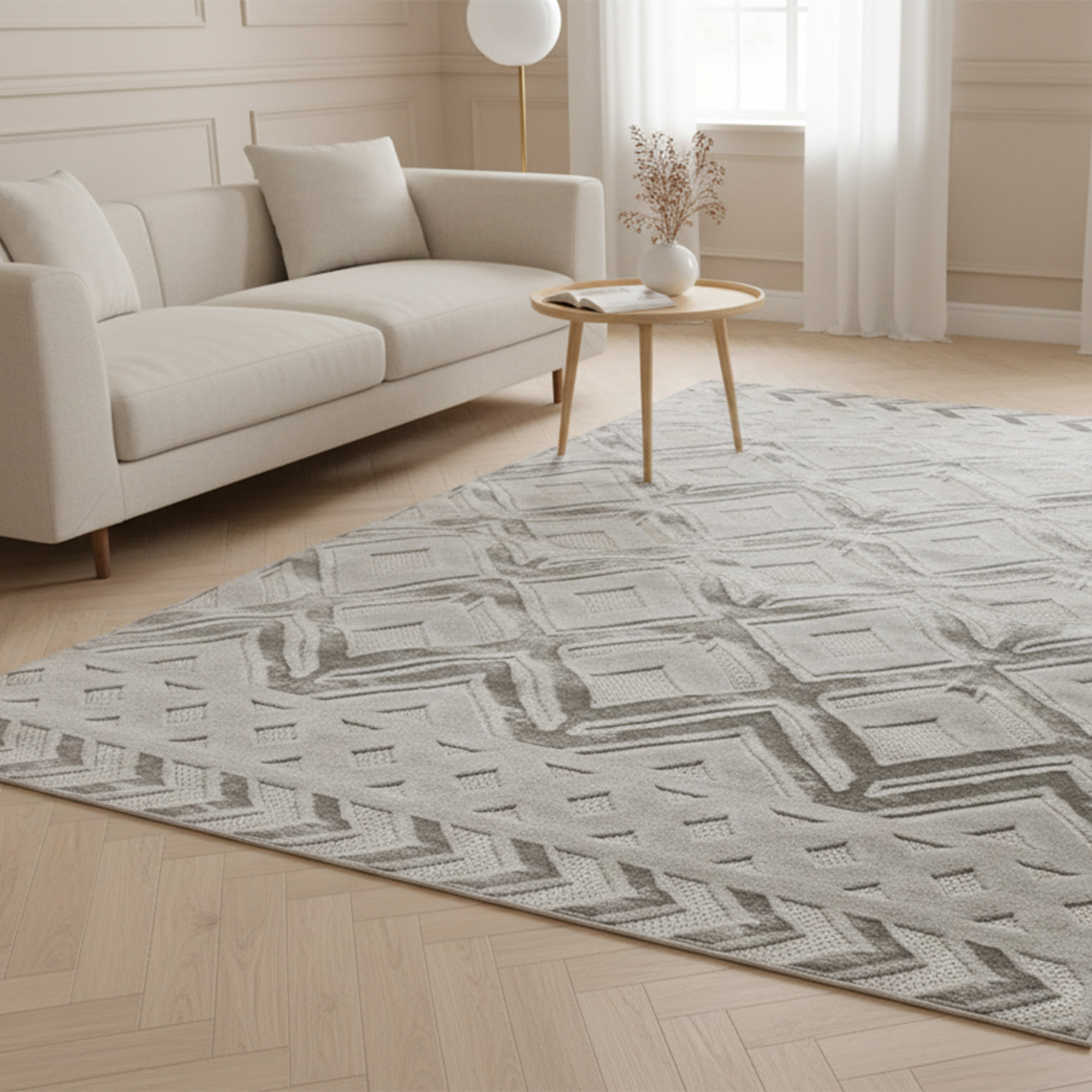 Tapete Tijuana 01 taupe 160x230