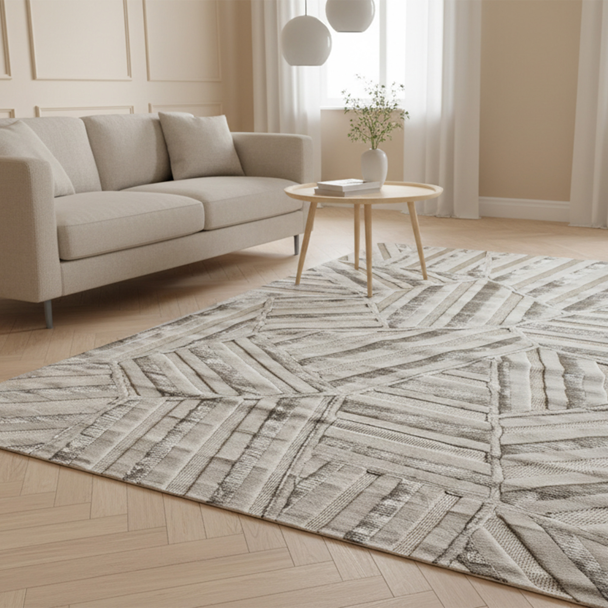 Tapete Tijuana 07 taupe 160x230