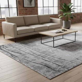 Tapete Malecon 01 silver 200x300